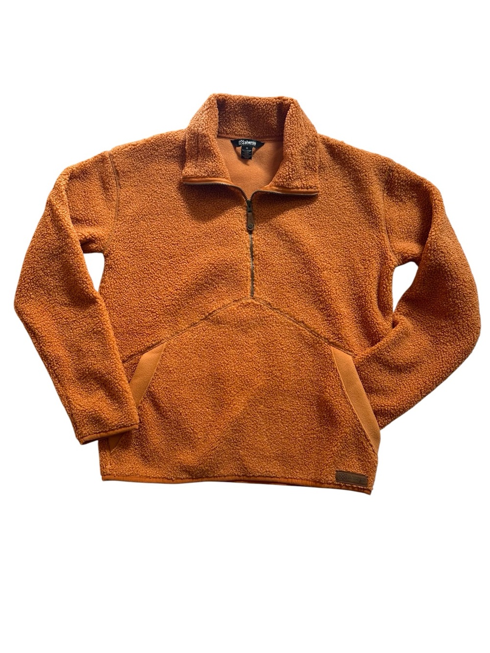 Women's Orange Sherpa Adventure Gear Half-Zip Pullover